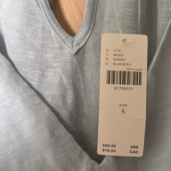 Anthropology v-neck asymmetrical tank - Picture 7 of 7